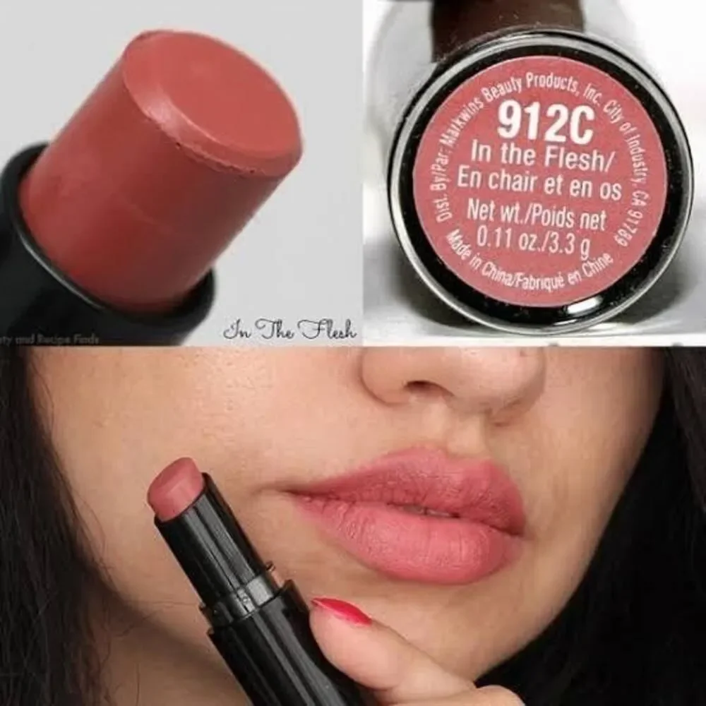 Wet N Wild Megalast Lipstick 912C IN THE FLESH, pinkish-brown nude